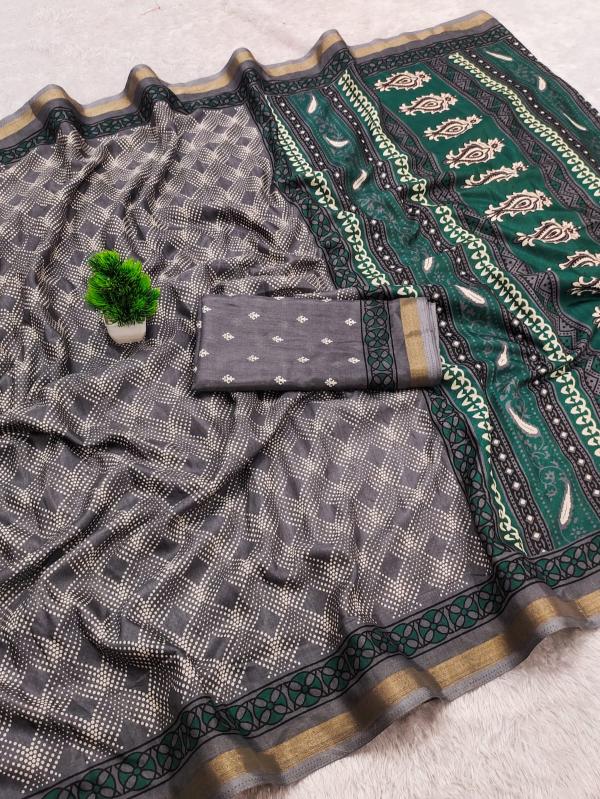 Vastrangan ajrakh print saree wholesale rate clothes